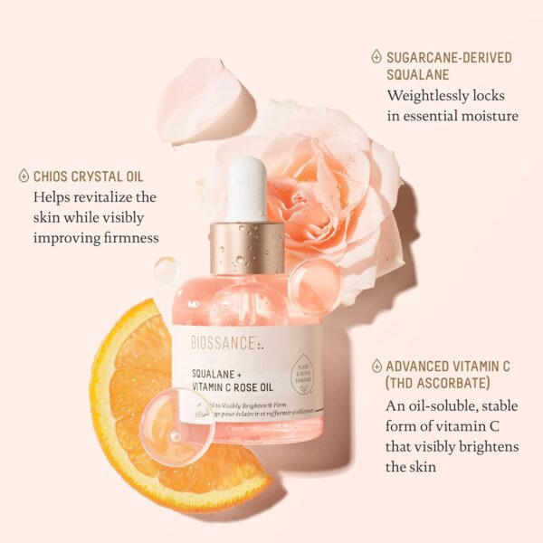 Radiant, Hydrated Skin with BIOSSANCE Vitamin C Rose Oil - Image 3