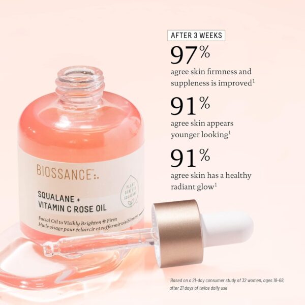 Radiant, Hydrated Skin with BIOSSANCE Vitamin C Rose Oil - Image 4